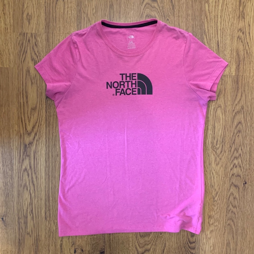 North face t-shirt pink
